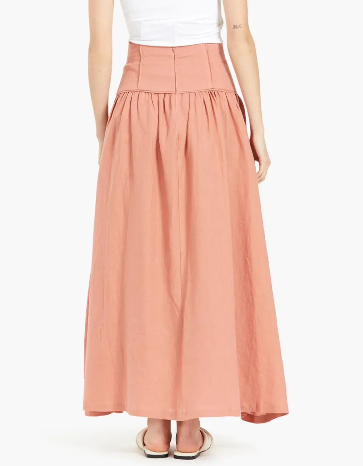 Bec & Bridge Alamos Maxi Skirt in Grapefruit Size 8 - Image 3