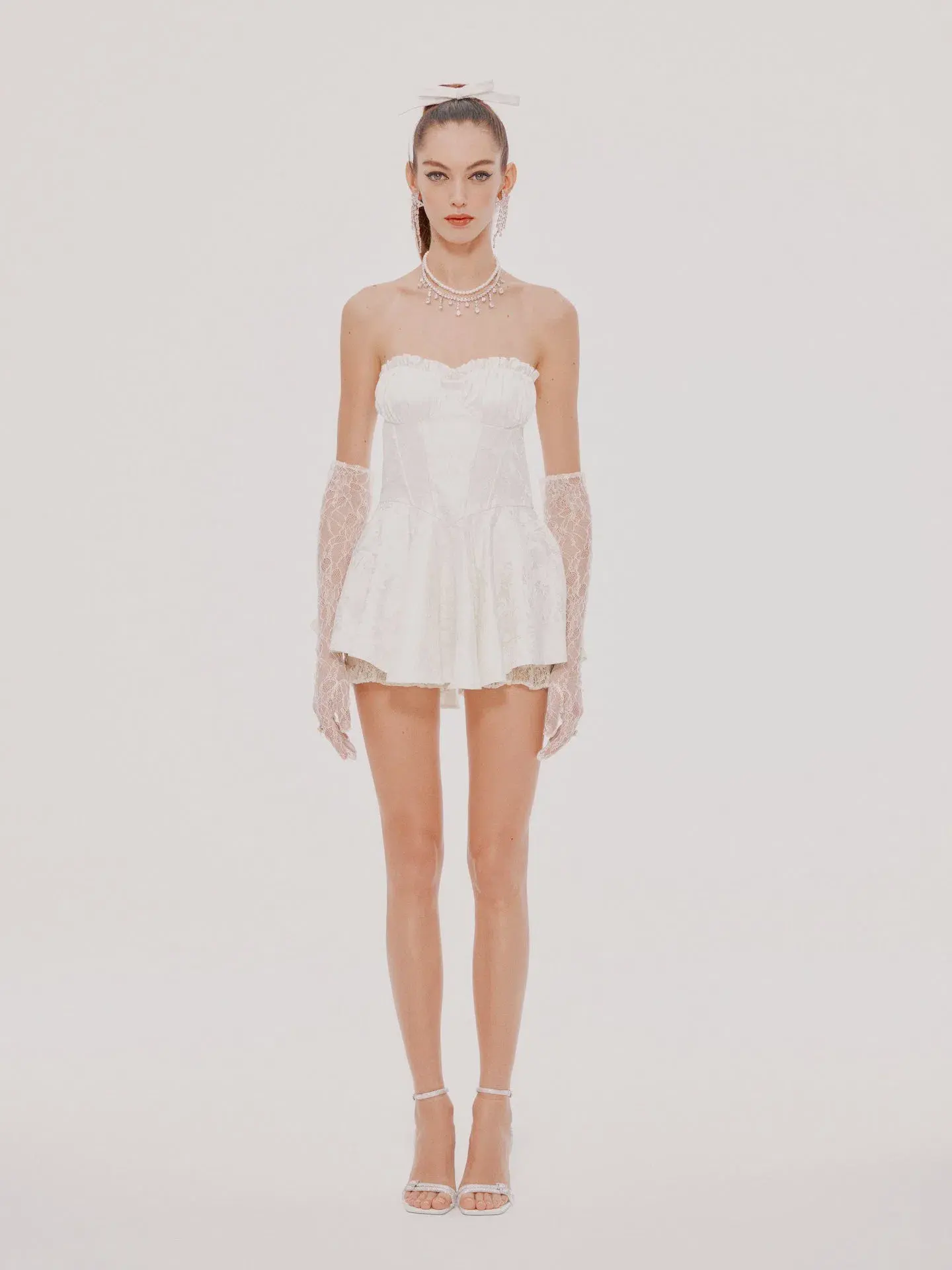 Nana Jacqueline Airina Mini Dress White Size 8 - Image 1