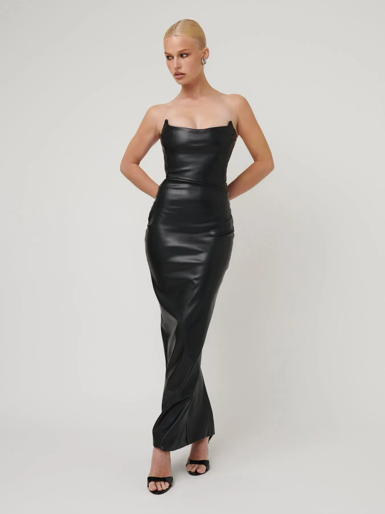 Effie Kats Elodie Dress Black Size 8 - Image 1