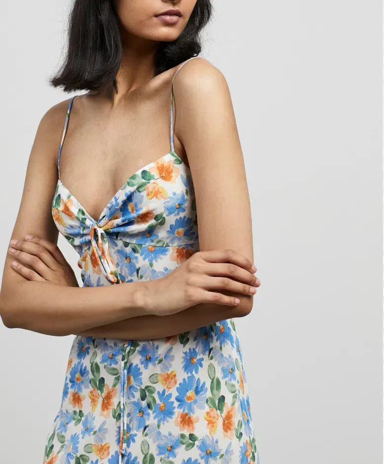 Bec & Bridge La Jolie Midi Dress Floral Size 12  - Image 2
