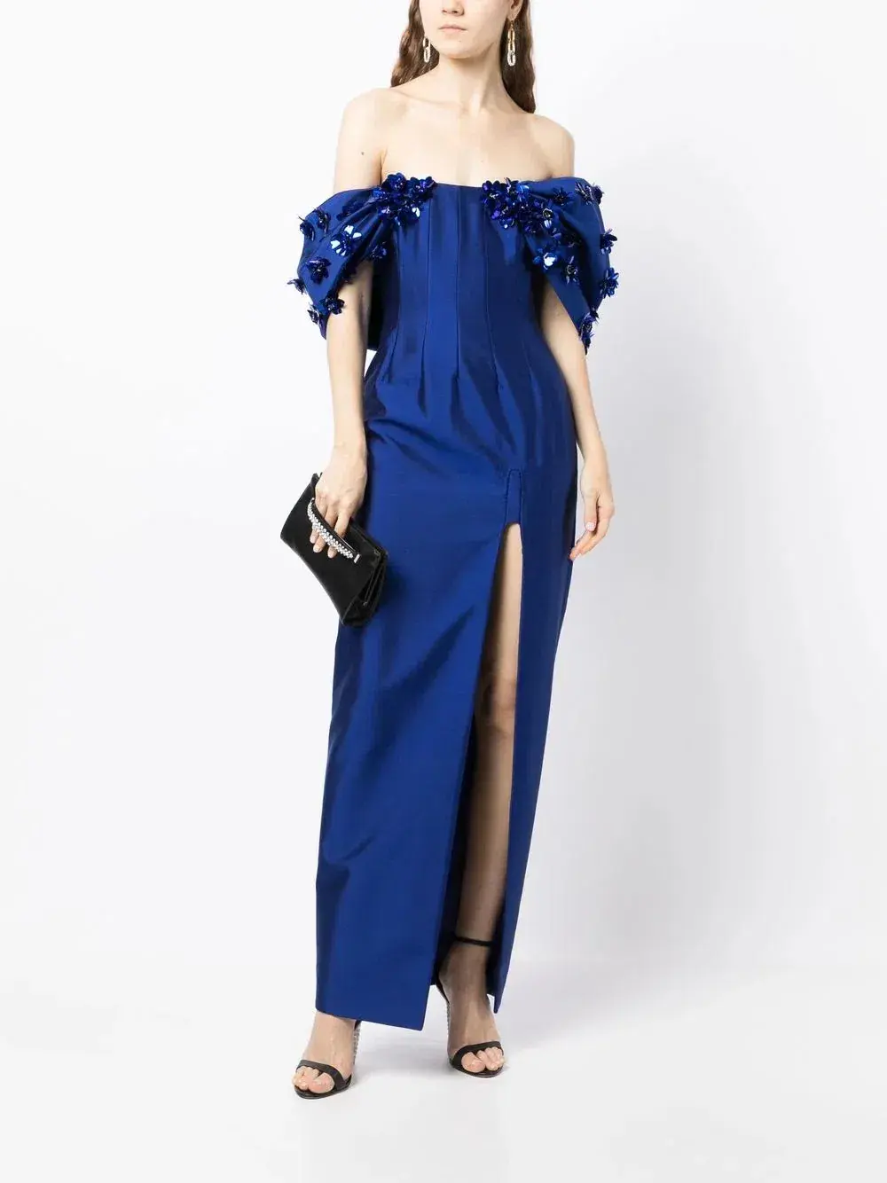 Rachel Gilbert Vito Gown Blue Size 5 / AU 16 - Image 1