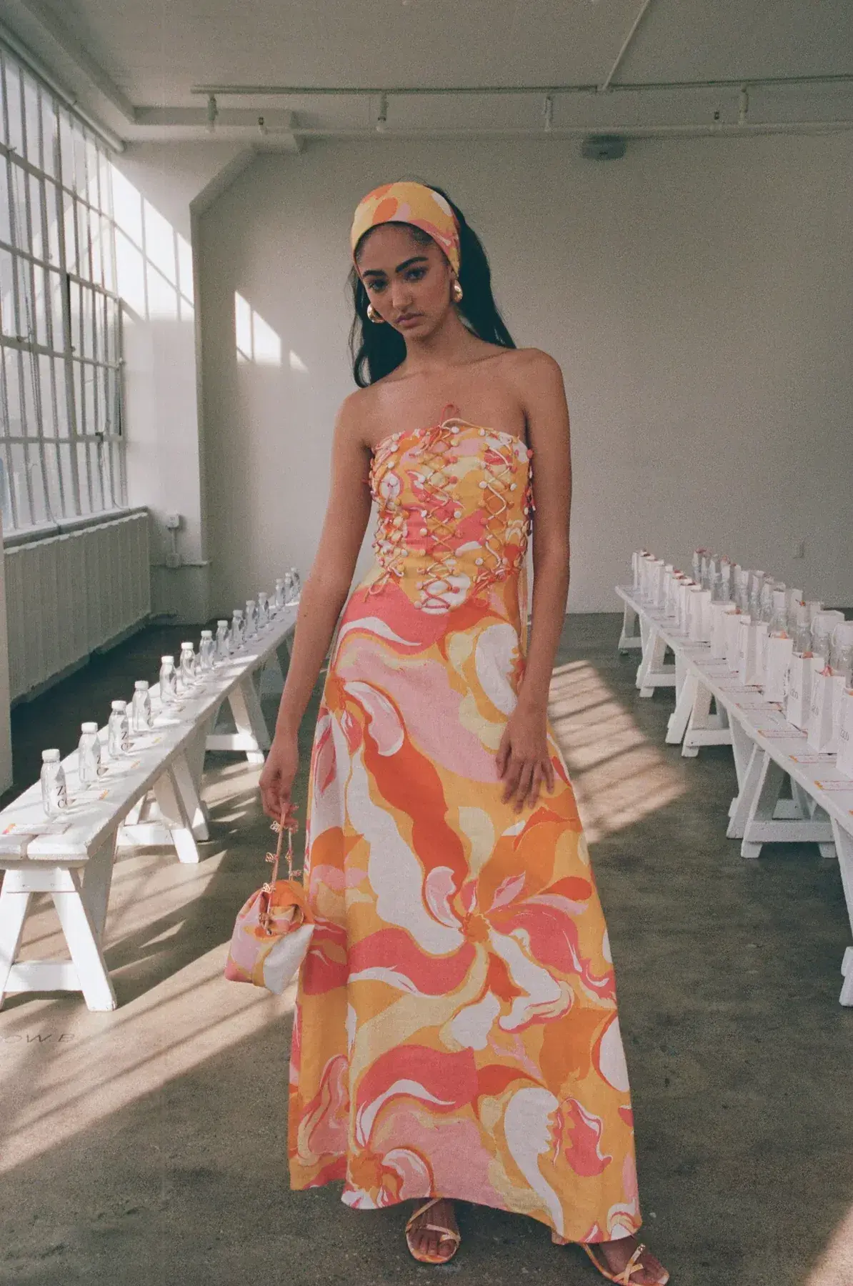 Zaco Kahlo Maxi Dress in Calista Sunset Size M / AU 10 - Image 3