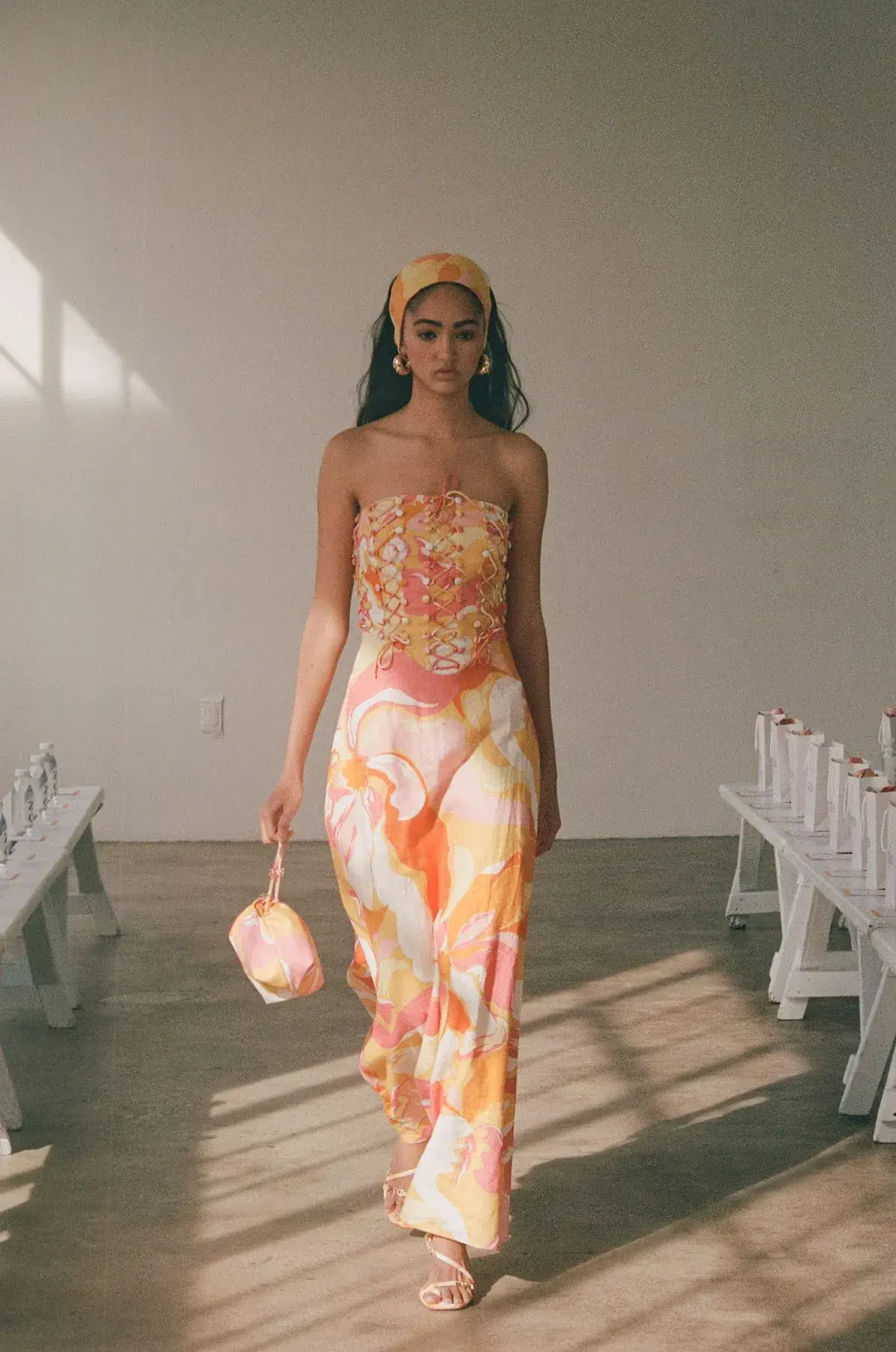 Zaco Kahlo Maxi Dress in Calista Sunset Size M / AU 10 - Image 1