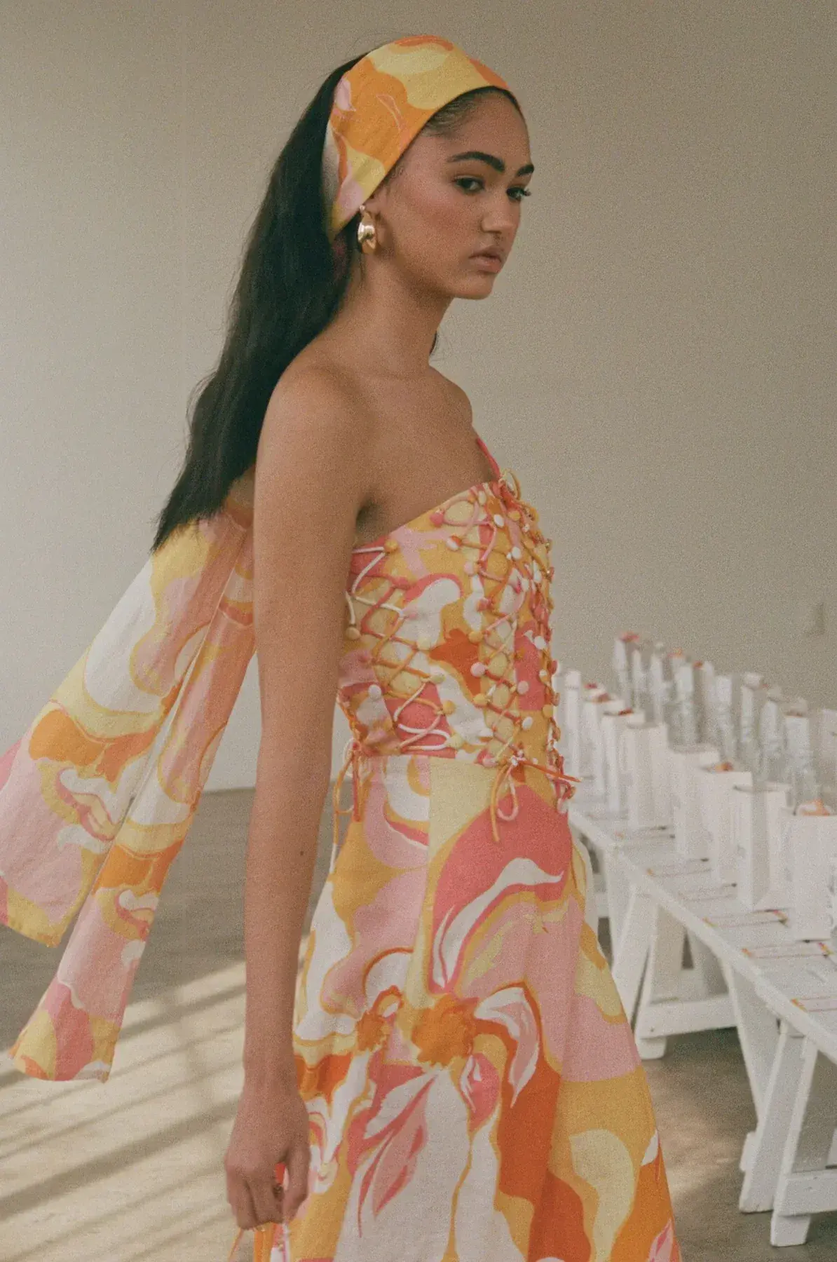 Zaco Kahlo Maxi Dress in Calista Sunset Size M / AU 10 - Image 2