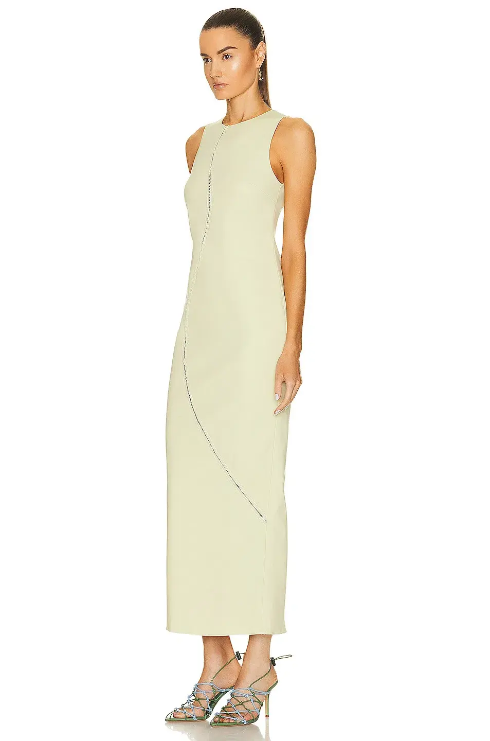 Sir The Label Esther Midi Dress in Pistachio Size 0 / 6 AU  - Image 3