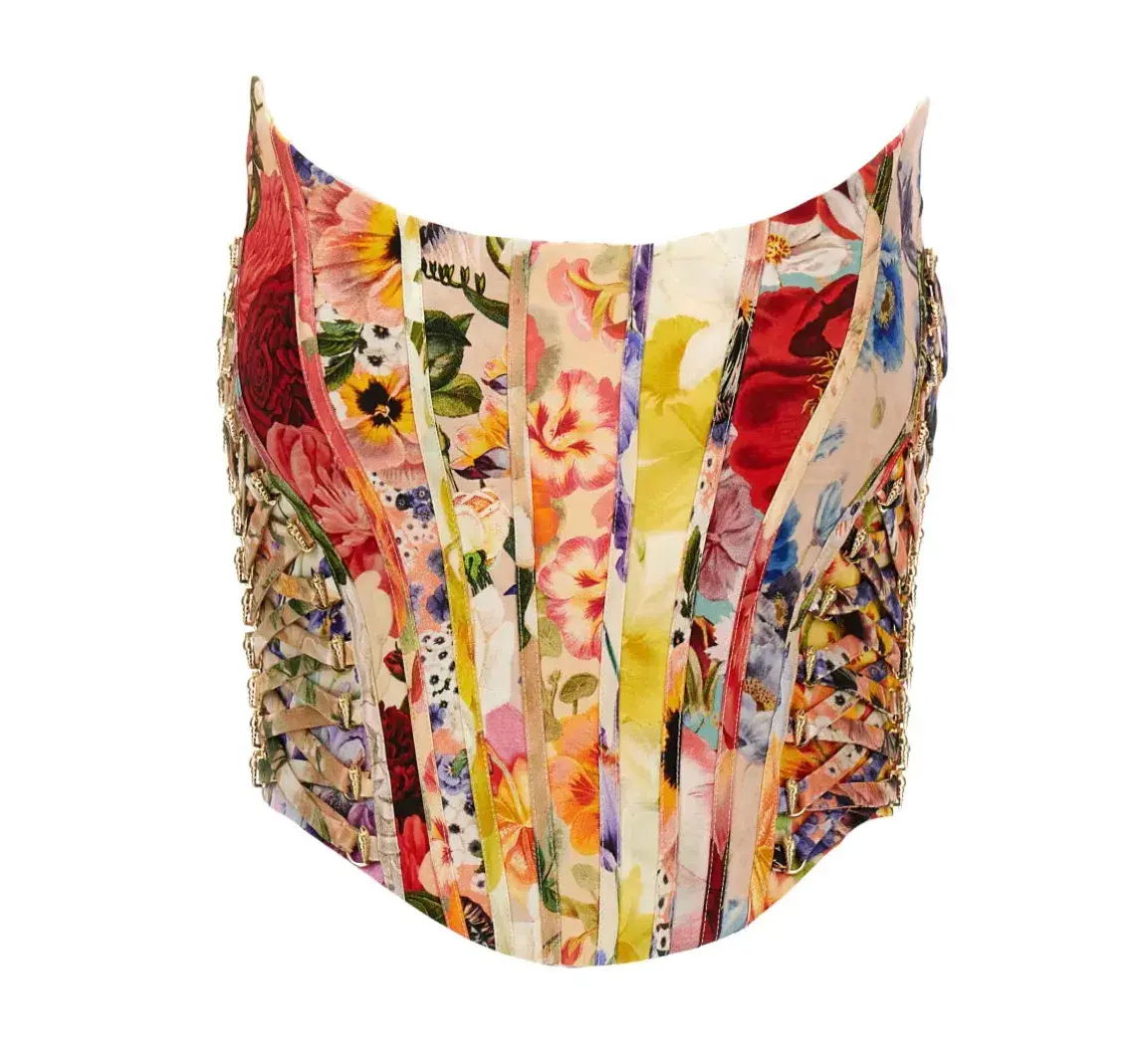 Zimmermann Wonderland Floral Corset Floral Size 1 / AU 10 - Image 2