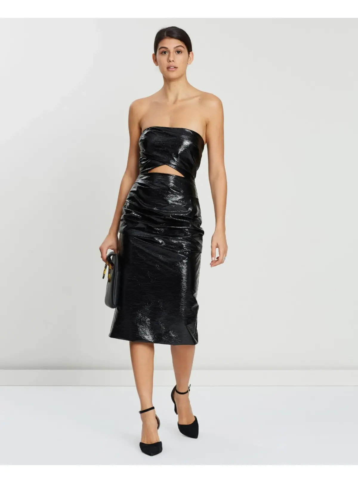 Bec & Bridge Finn Midi Dress Black Size AU 6 - Image 1