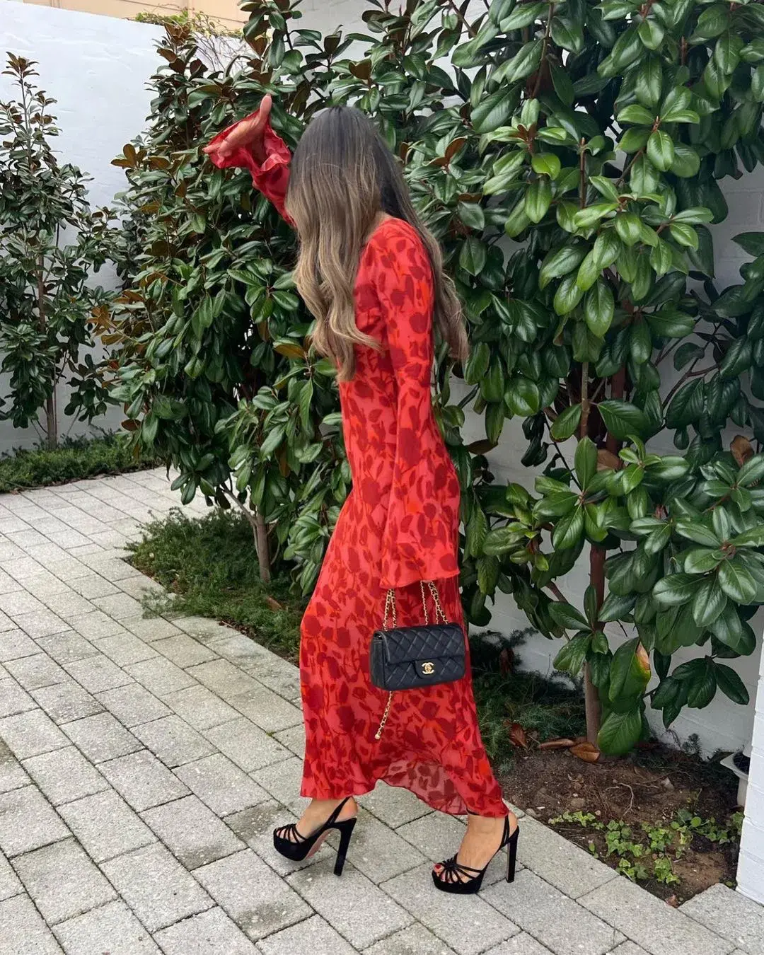 Realisation Par The Gia Dress In Havana Size 8 for rent on The Volte - main image