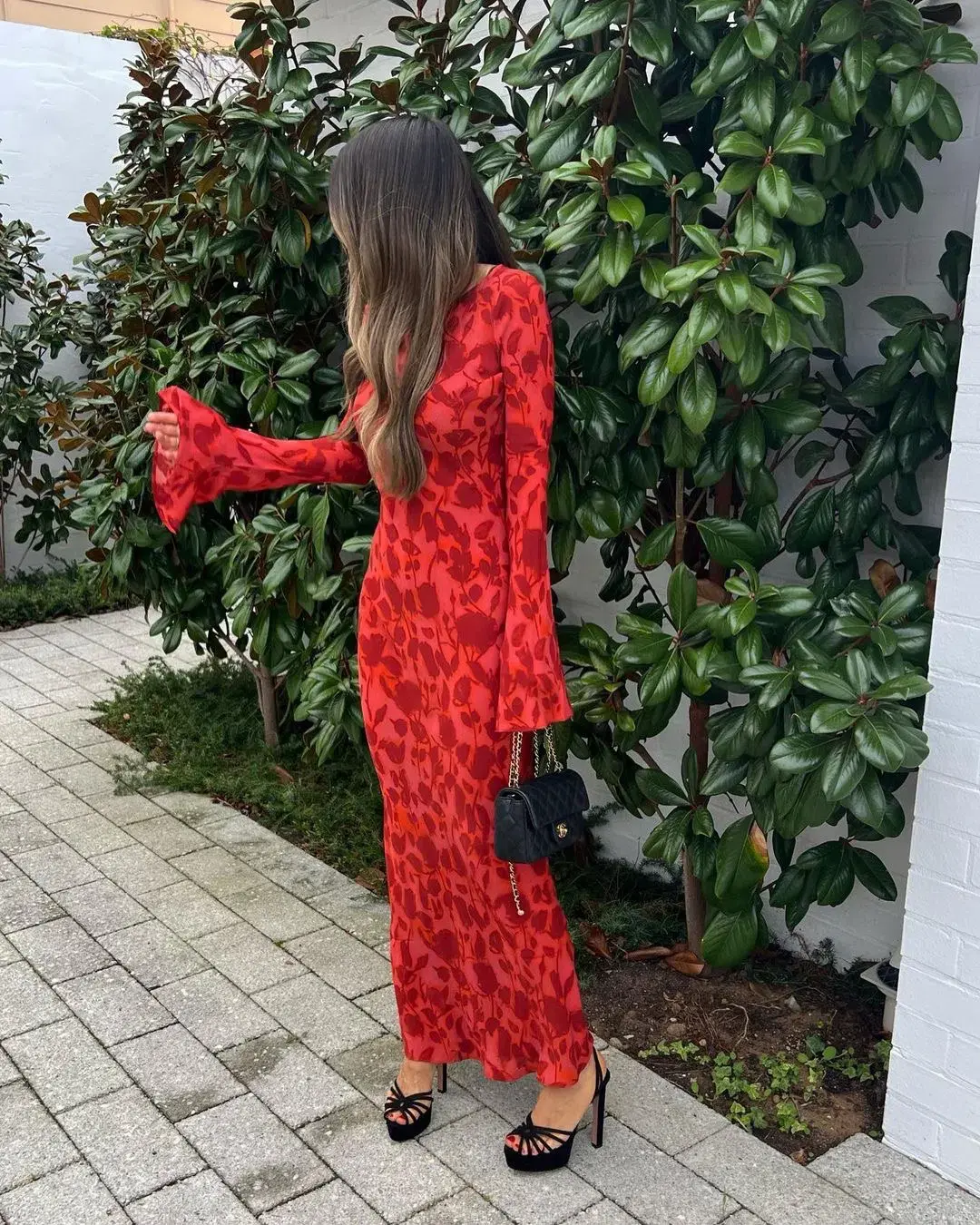 Realisation Par The Gia Dress In Havana Size 8 for rent on The Volte - main image