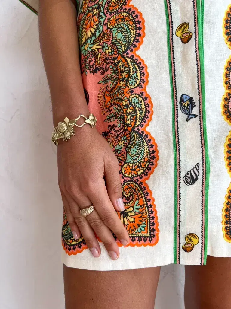 Alemais Trippy Troppo Mini Dress Multi Size AU 10 for rent on The Volte - main image