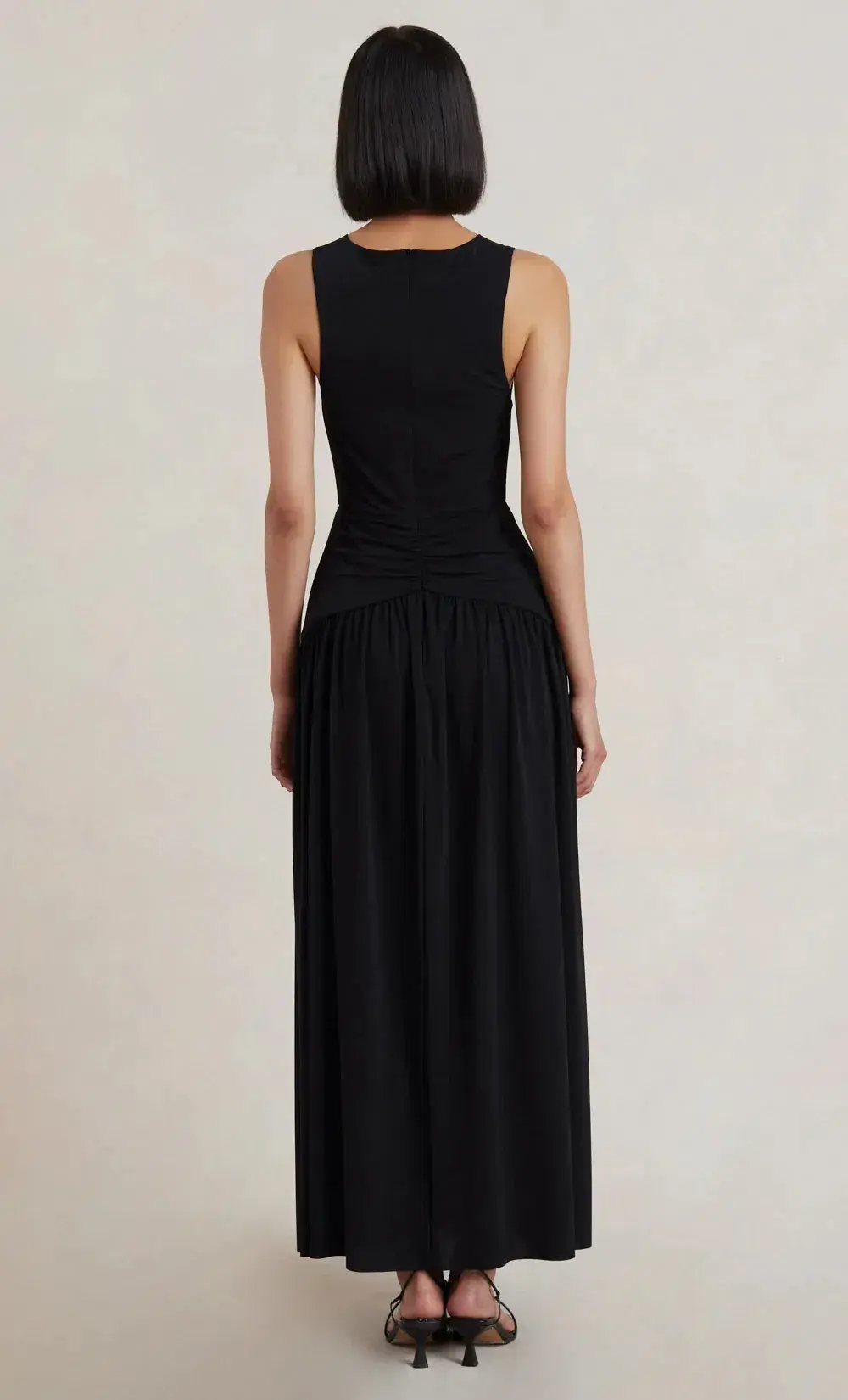 Bec & Bridge Lindsey V Maxi Dress Black Size 6 - Image 3