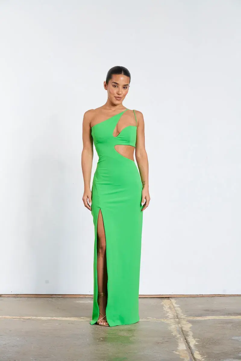Effie Kats Polina Gown Lush Green Size S / AU 8 - Image 1