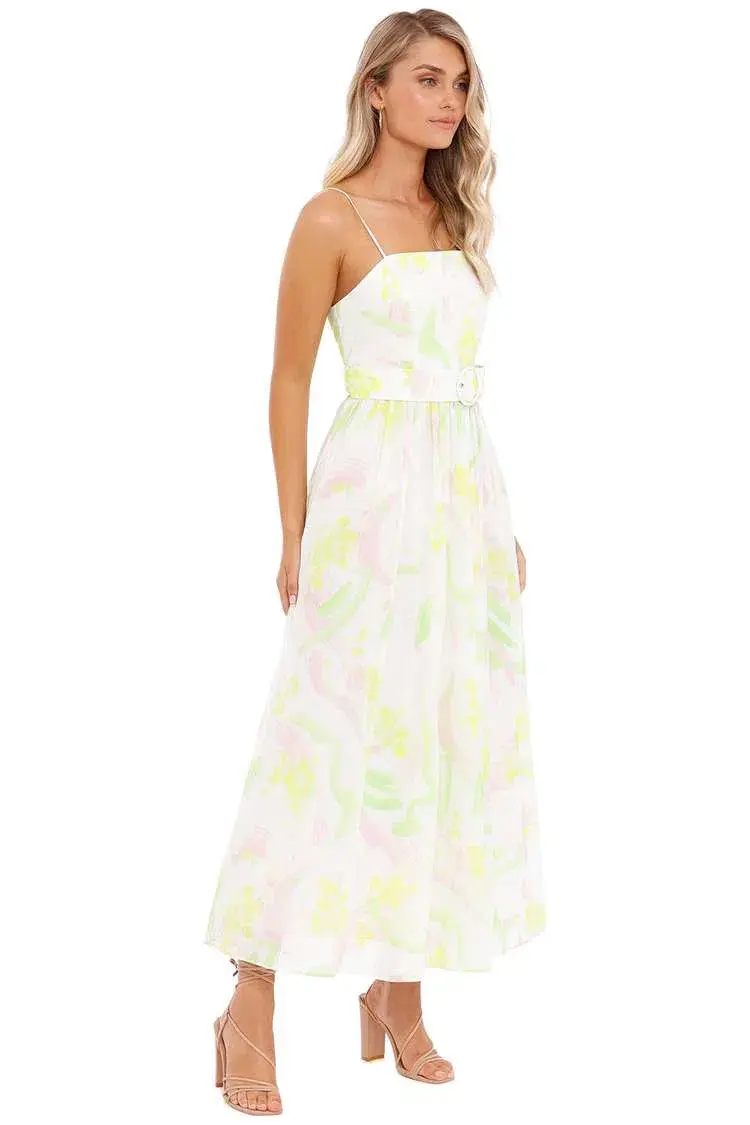 Steele Dalia Dress Spring Winds Multi Floral Size 12 for rent on The Volte - main image
