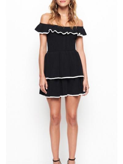 Alice McCall Kiss It Better Ruffle Knit Dress size 6 - Image 1