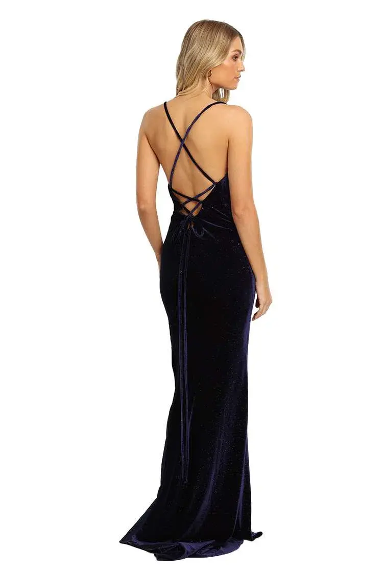 Tania Olsen Carlisle Gown in Navy Size 6 - Image 3
