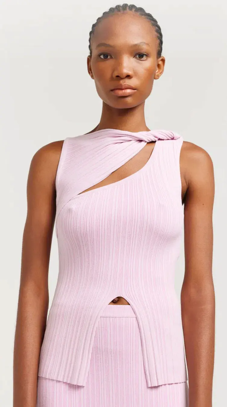 Henne Romee Knit Set Musk Pink Size 8 - Image 3