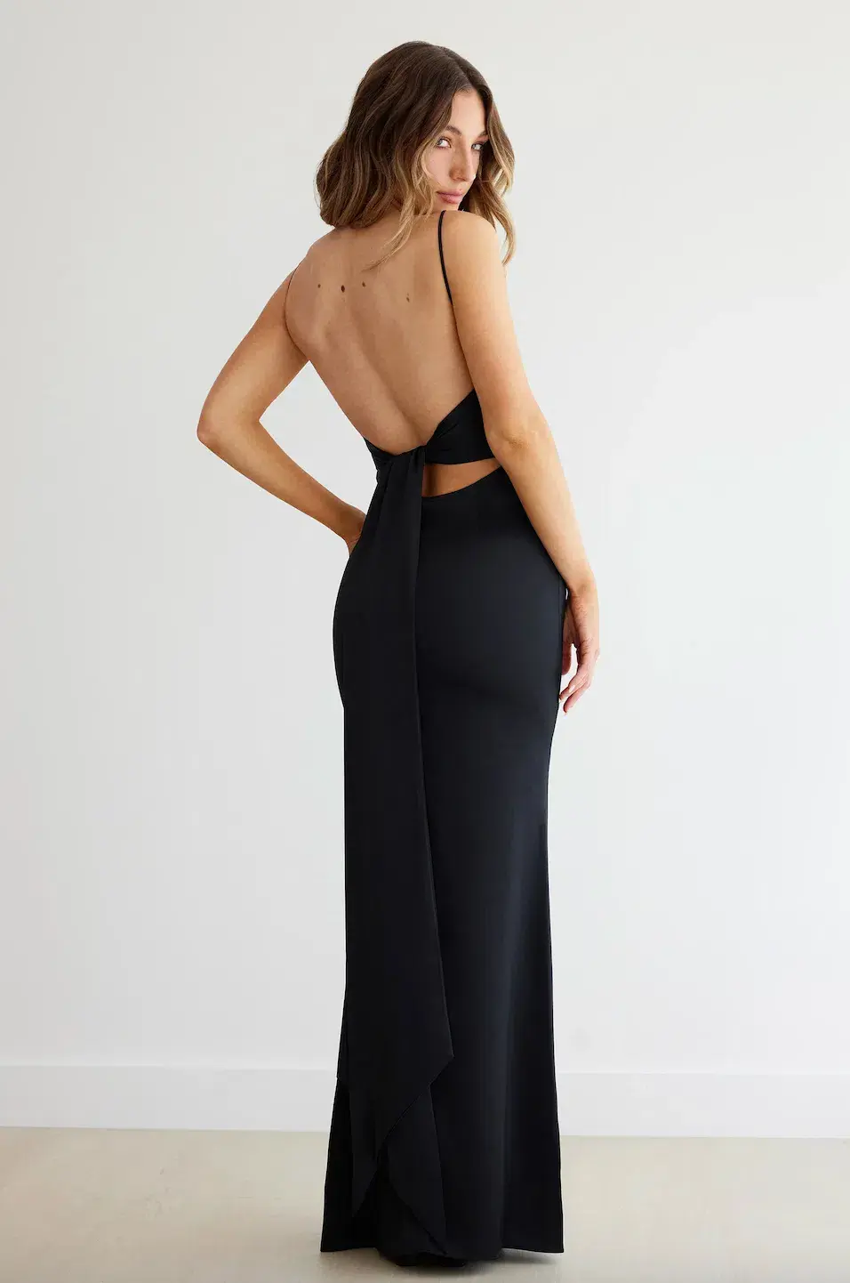 Lexi Venus Dress in Black Size 8 for rent on The Volte - main image