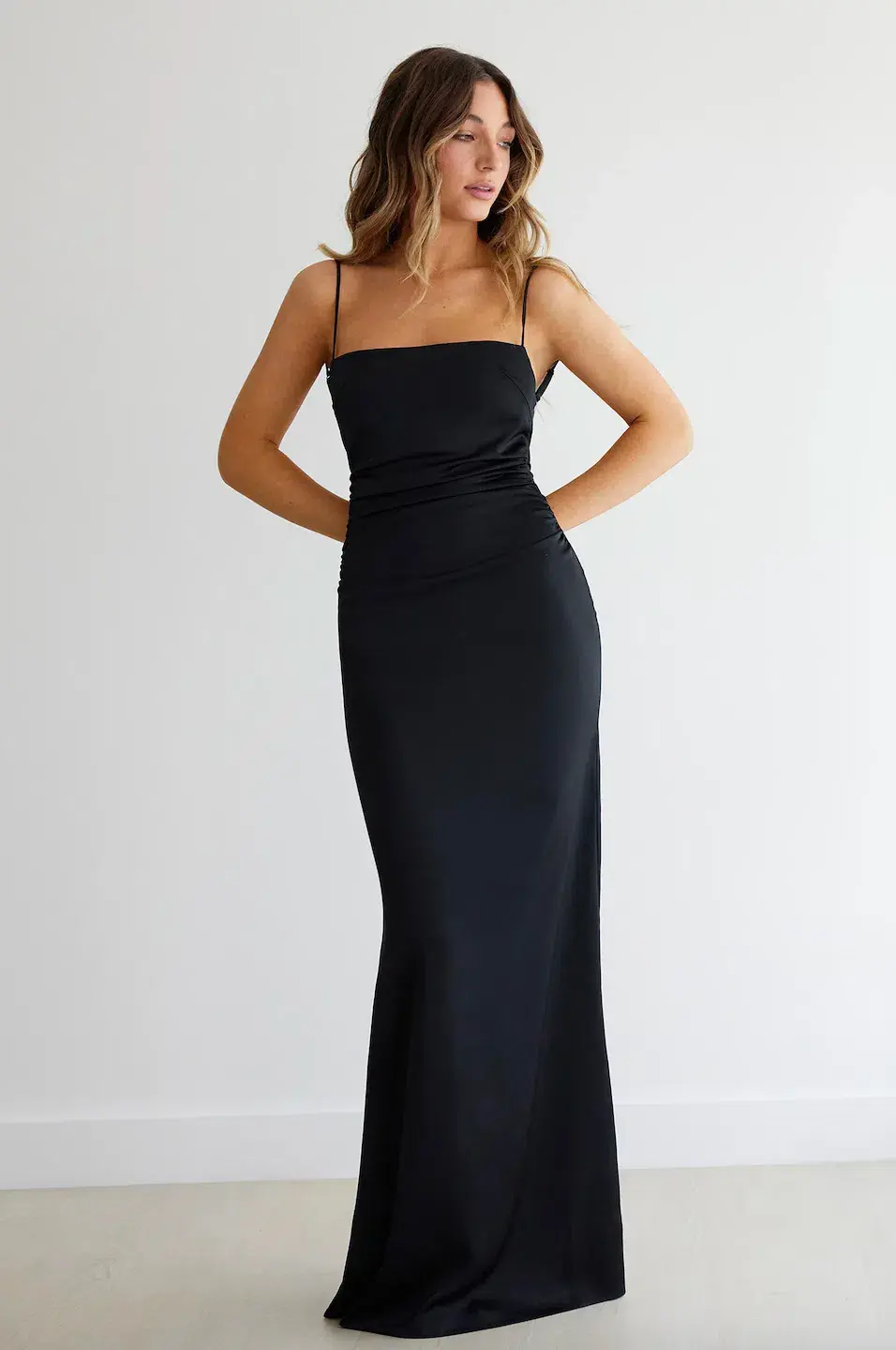 Lexi Venus Dress in Black Size 8 for rent on The Volte - main image