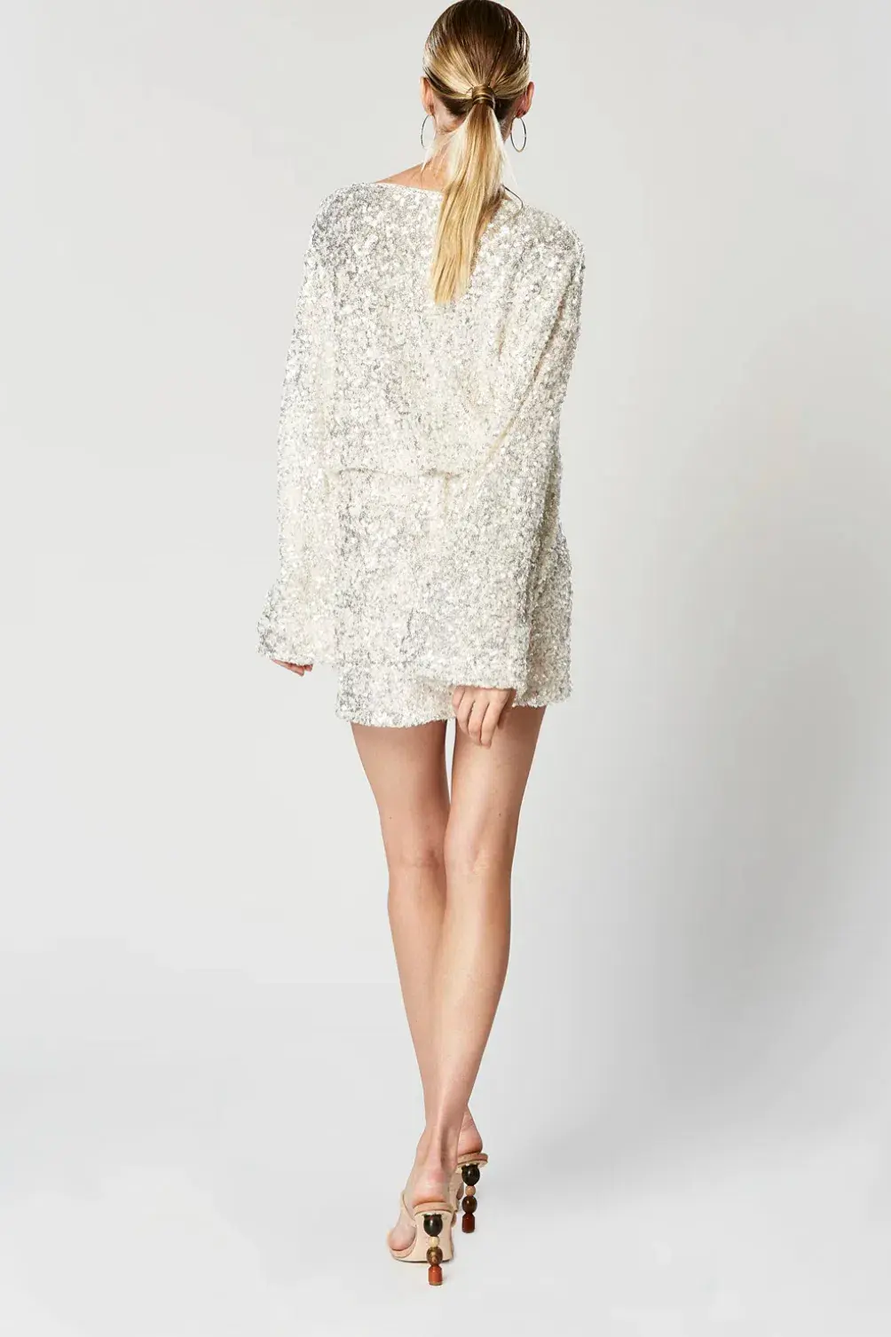 Winona Synergy Dress Silver Champagne Size M/Au 10  - Image 5