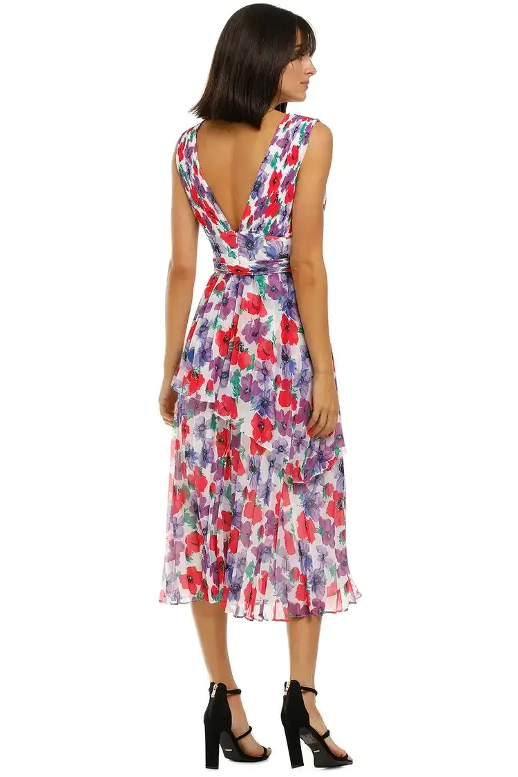 Talulah Sugar and Spice Midi Dress Sugar Bloom Multi Print Size 16 - Image 3