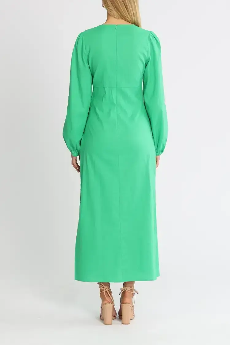 Suboo Elodie Keyhole Maxi Dress Green Size 10 - Image 3