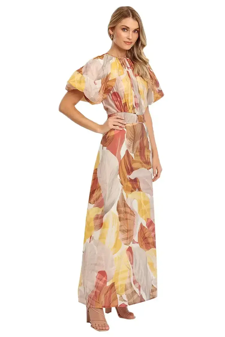 Morrison Anastasia Maxi Dress Multi Print Size 10 - Image 2