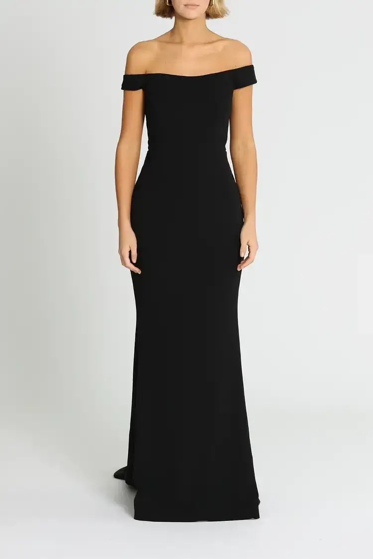 Samantha Rose Thompson Gown Black Size 12 - Image 1