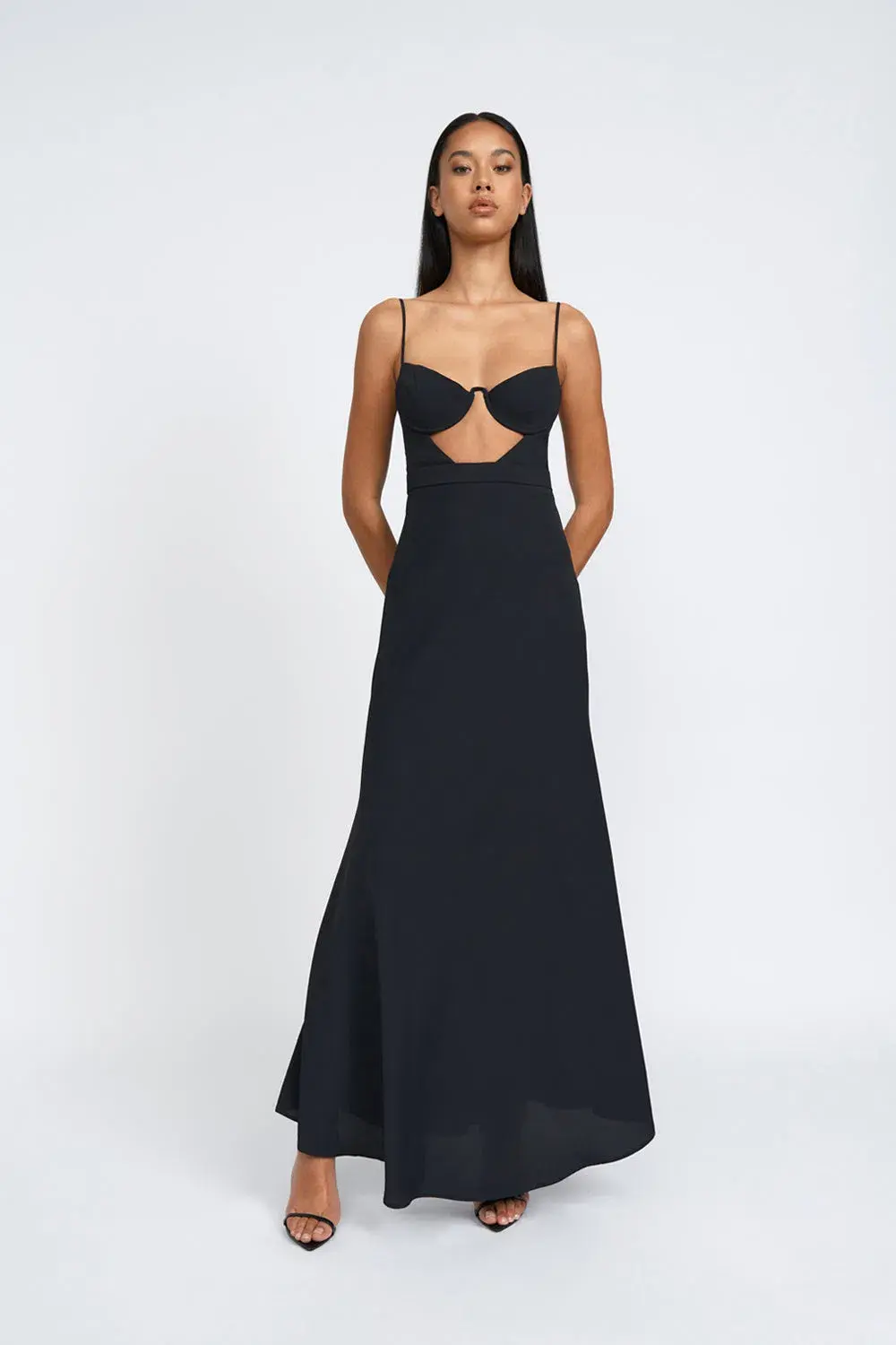 By Johnny Diandra Maxi Dress Black Size 6  - Image 1