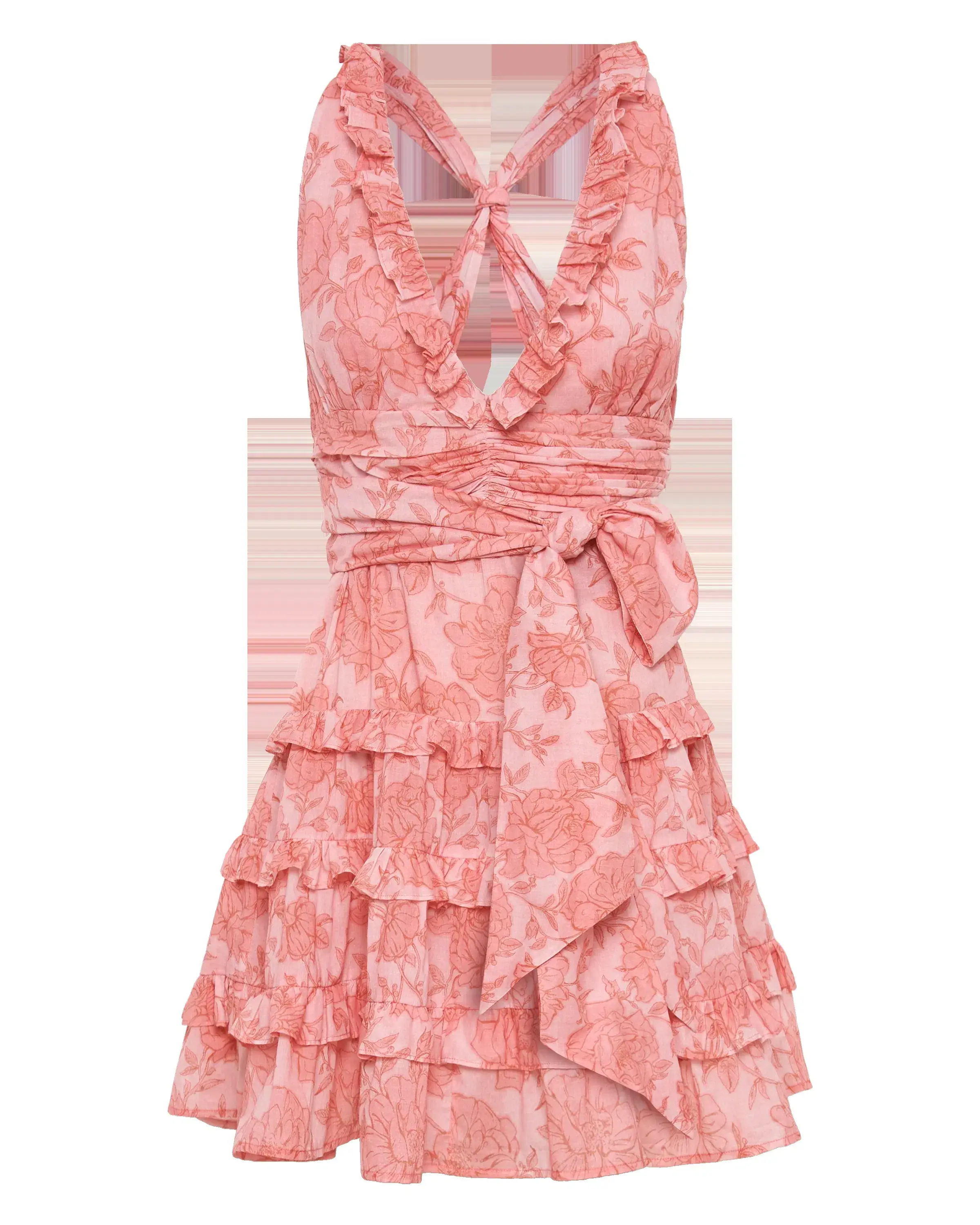 Kate Ford The Lucien Layered Sleeveless Dress in Eden Size 2 - Image 4