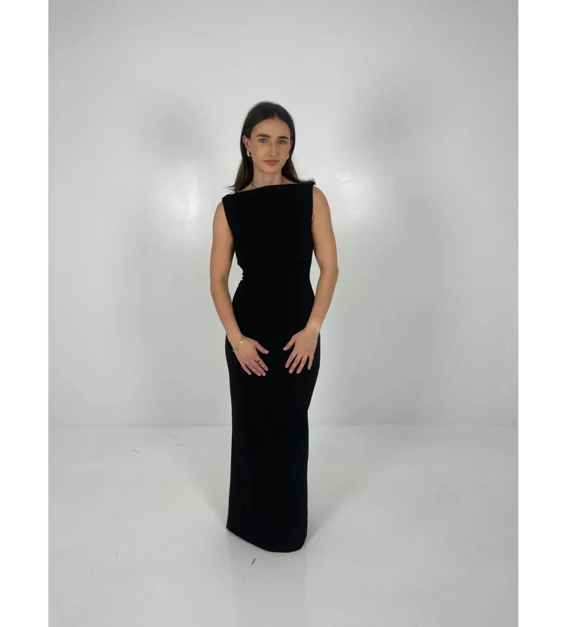 Effie Kats Verona Gown in Black Size S / AU 8 - Image 1