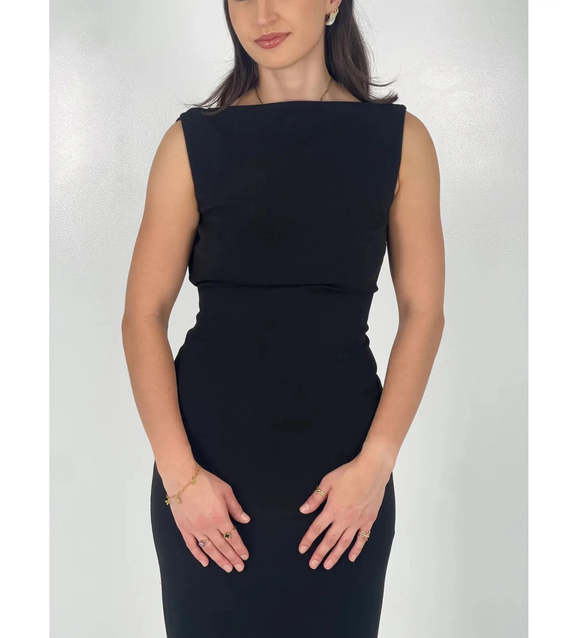 Effie Kats Verona Gown in Black Size S / AU 8 - Image 3