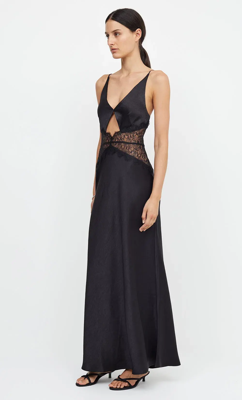 Bec & Bridge Camille Lace Maxi Dress Black Size XS / AU 6 - Image 2