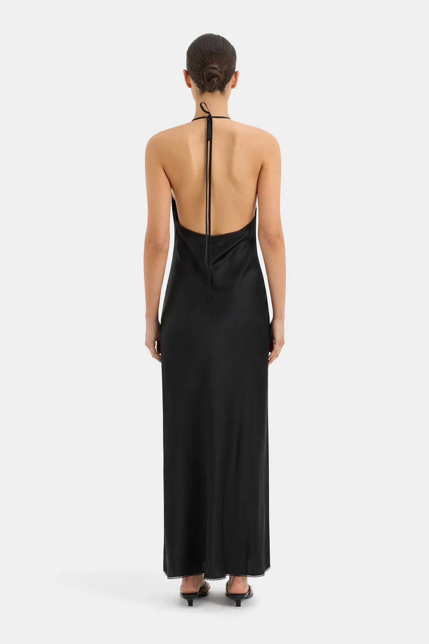 Sir the Label Aries Halter Gown Black Size 0P / AU 4 - Image 2