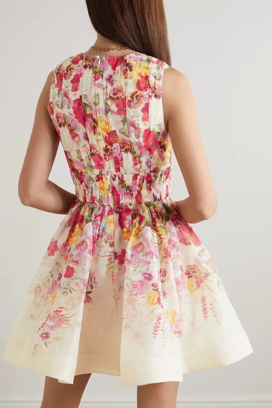 Zimmermann Wonderland V Neck Mini Dress Floral Size 0 / AU 8 - Image 3