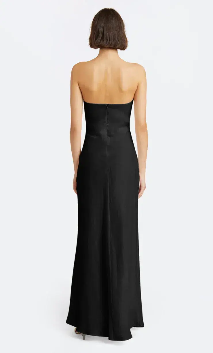 Bec and Bridge Cynthia Strapless Maxi Black size 8 for rent on The Volte - main image