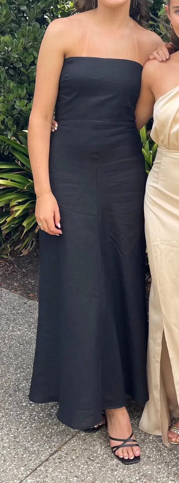 Bec and Bridge Cynthia Strapless Maxi Black size 8 - Image 4