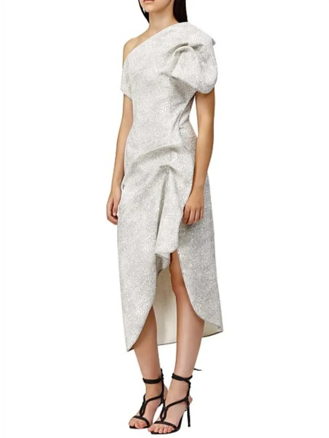 Acler  Crawford Dress Monochrome Snake Size 8 - Image 2