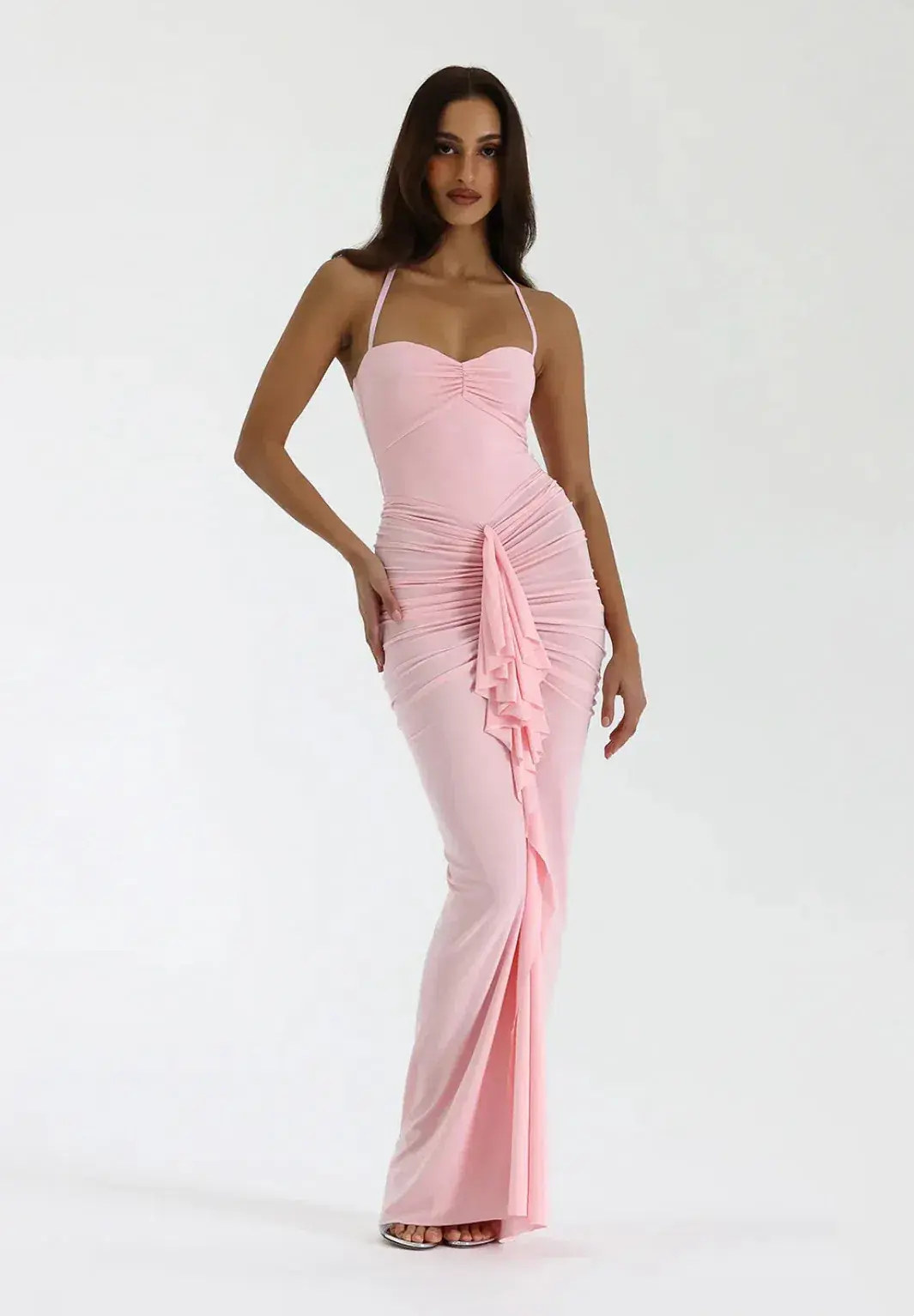 Natalie Rolt Shontae Maxi Dress in Blossom Pink Size 1/Au 8 - Image 4