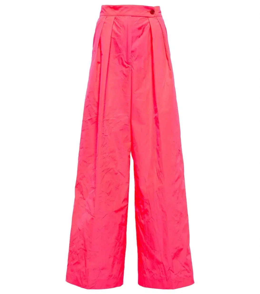Dries Van Noten Organza High-rise Wide-leg Pants Pink Size 10 - Image 3