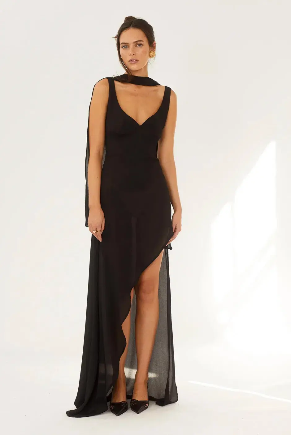 Arcina Ori Amelie Dress Black Size M/AU 10 - Image 8