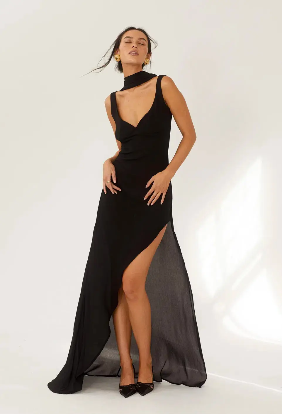 Arcina Ori Amelie Dress Black Size M/AU 10 - Image 9
