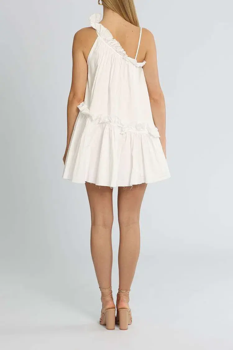 AJE  Romance Mini Dress White Size 6 - Image 3