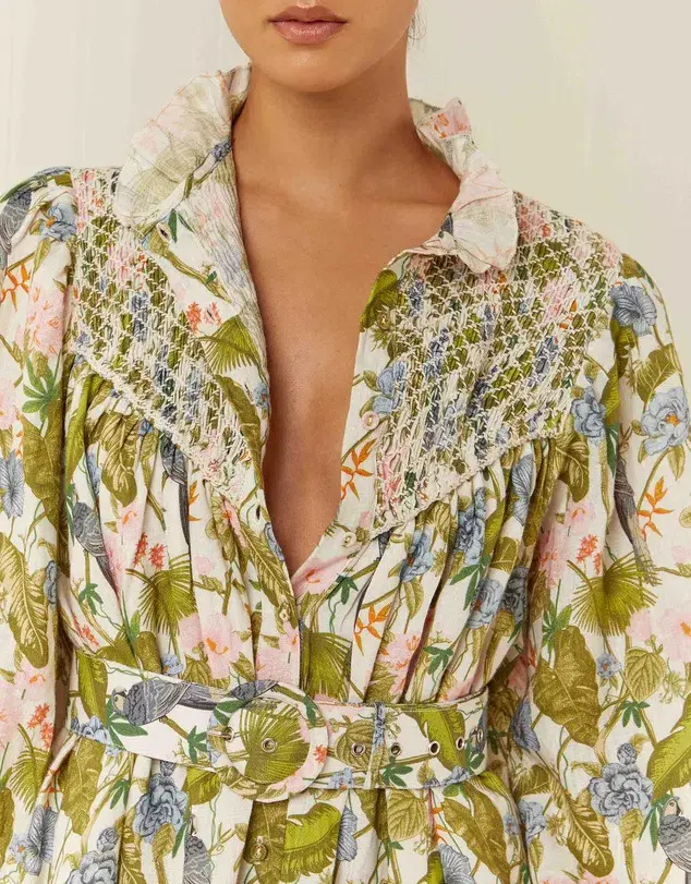 Palm Noosa Apollo Midi Dress in Jungle Pink Size 12 - Image 2