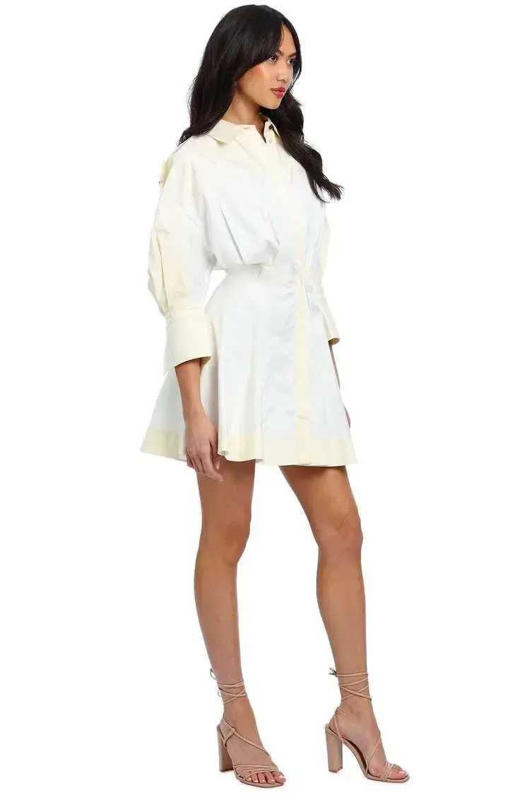 Acler Vienna Dress Cream White Size 10 - Image 2