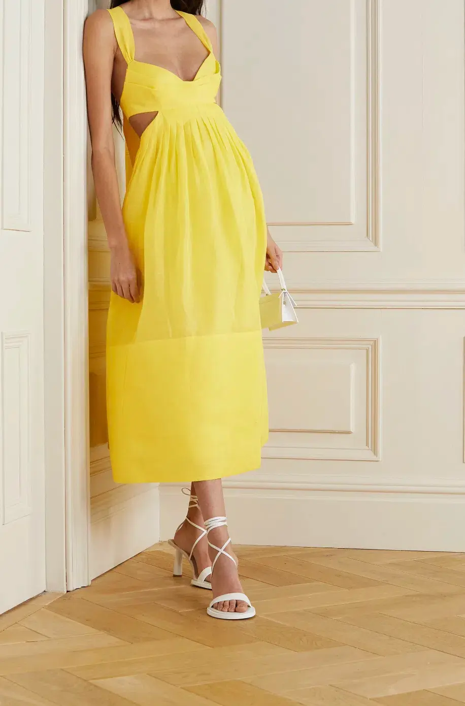 Zimmermann Botanica Bralette Gown in Sunshine Size 2/Au 12 for rent on The Volte - main image