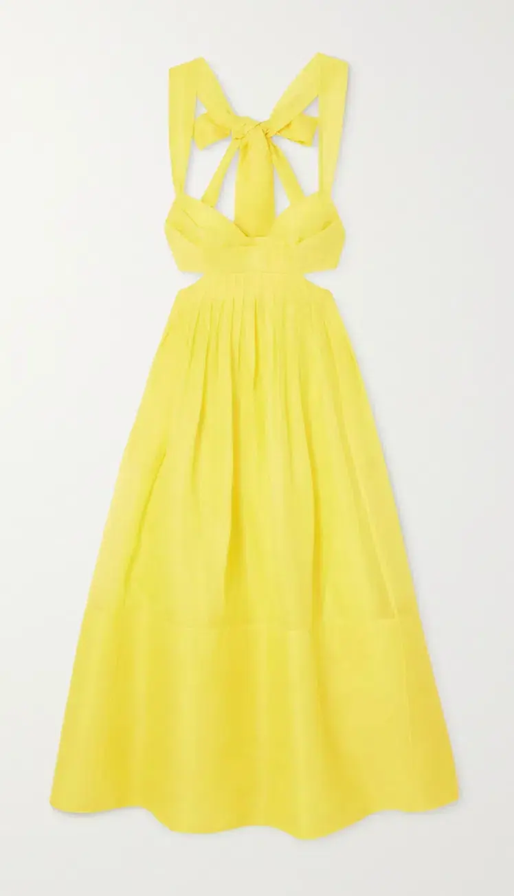 Zimmermann Botanica Bralette Gown in Sunshine Size 2/Au 12 for rent on The Volte - main image