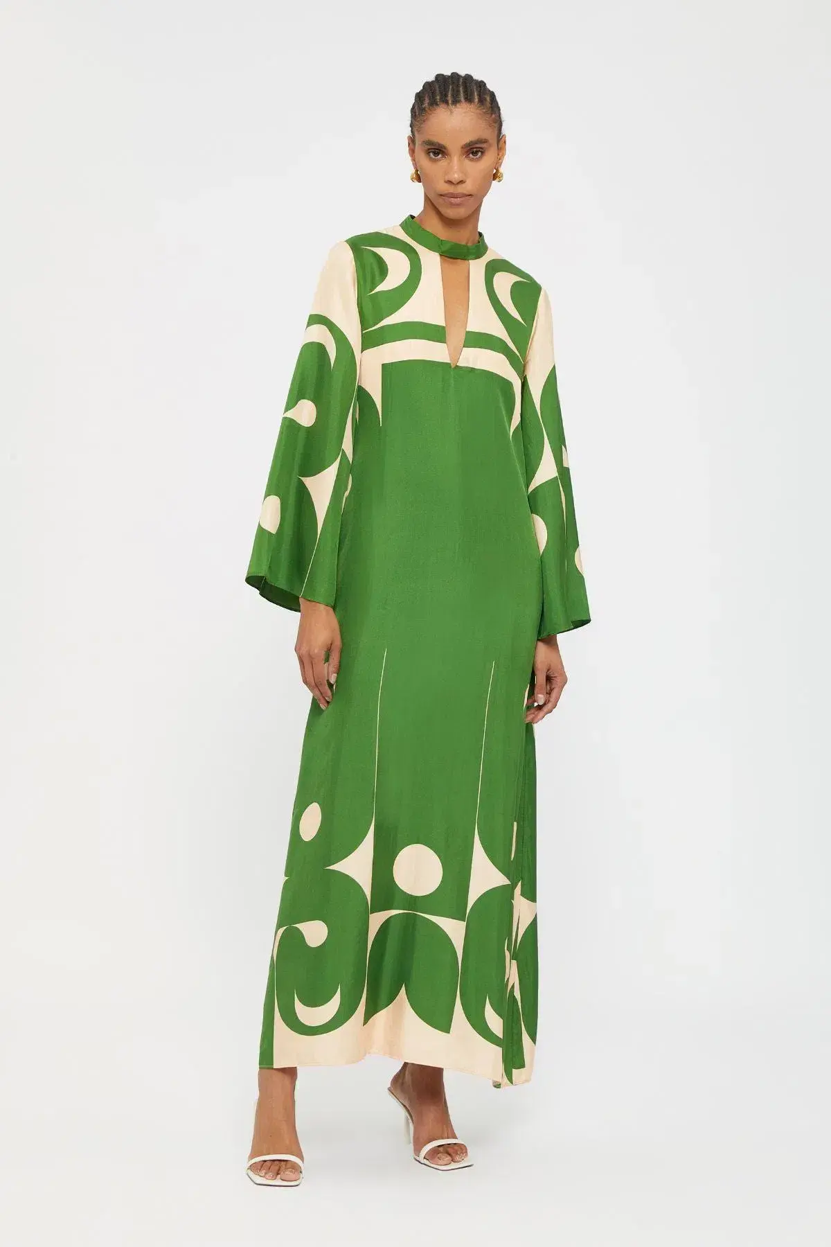 Ginger & Smart Lucid Gown Green Size 8 - Image 3