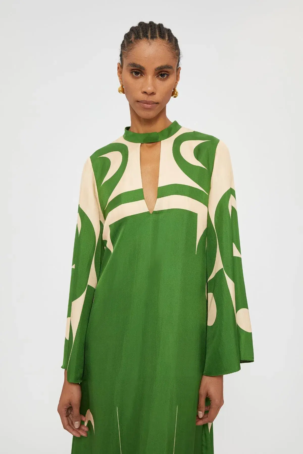 Ginger & Smart Lucid Gown Green Size 8 - Image 4