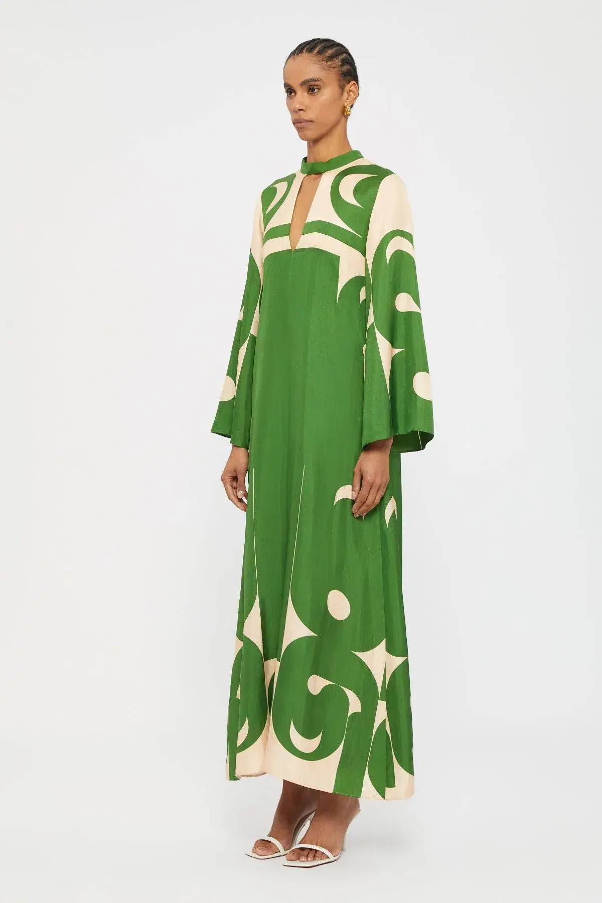Ginger & Smart Lucid Gown Green Size 8 - Image 5
