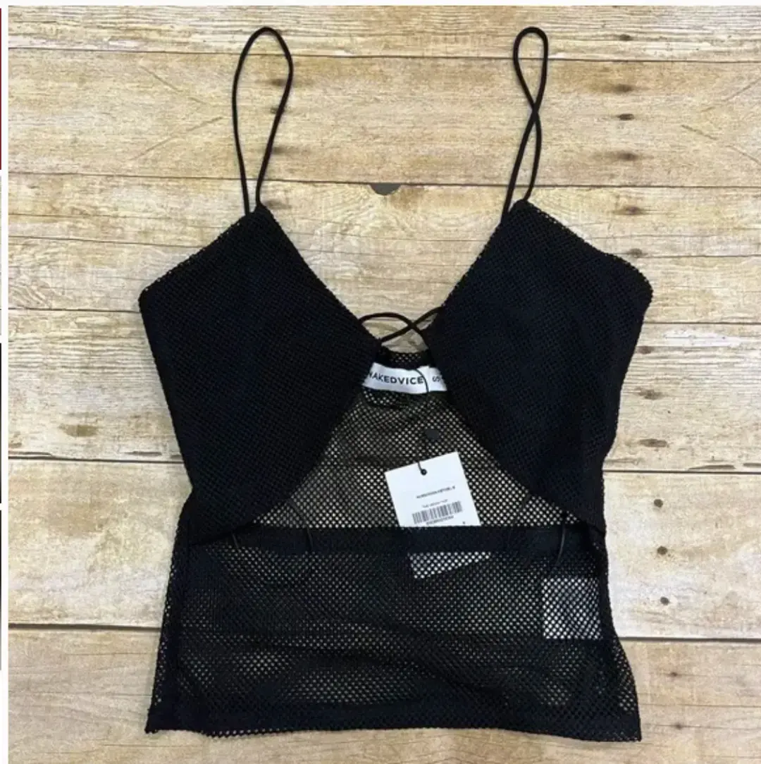 Nakedvice The Kenny Top Balck Size Xs/Au 6 for rent on The Volte - main image